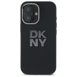 DKNY nakładka HC Silicone Stack Metal Logo do iPhone 16 6,1