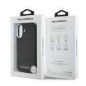 Karl Lagerfeld KLHMP16SPGMSRPK iPhone 16 6.1" czarny/black hardcase FW Metal Plate MagSafe