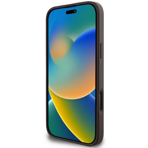 Guess GUHMP16XP4RPSW iPhone 16 Pro Max brązowy/brown MagSafe 4G Printed Stripes