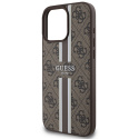 Guess GUHMP16XP4RPSW iPhone 16 Pro Max brązowy/brown MagSafe 4G Printed Stripes