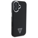 Guess GUHMP16MPGTSPSK iPhone 16 Plus 6.7" czarny/black hardcase Grained Triangle MagSafe