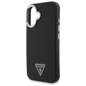 Guess GUHMP16MPGTSPSK iPhone 16 Plus 6.7" czarny/black hardcase Grained Triangle MagSafe