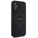 Guess nakładka do iPhone 16 Plus 6,7" GUHMP16MPSAHMCK czarna hardcase Saffiano Classic Logo MagSafe