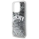 DKNY DKHCP16LLBNAEK iPhone 16 Pro 6.3" czarny/black hardcase Liquid Glitter Arch Logo