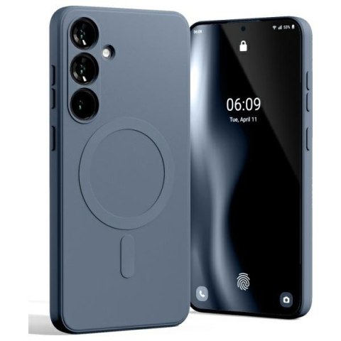 Mercury MagSafe Semi-Silicone Samsung S24 FE S721 granatowy /sierra blue