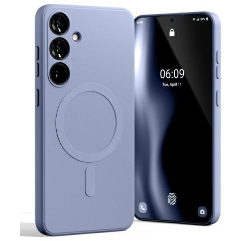 Mercury MagSafe Semi-Silicone Samsung S24 FE S721 lawenda /lavender