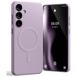 Mercury MagSafe Semi-Silicone Samsung S24 FE S721 liliowy fiolet /lilac purple
