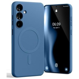 Mercury MagSafe Semi-Silicone Samsung S24 FE S721 niebieski /blue
