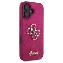 Guess GUHCP16SHG4SGU iPhone 16 6.1" fioletowy/lpurple hardcase Fixed Glitter Big 4G