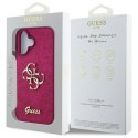 Guess GUHCP16SHG4SGU iPhone 16 6.1" fioletowy/lpurple hardcase Fixed Glitter Big 4G