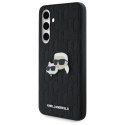 Karl Lagerfeld KLHCS24FEPGKLKCPK Sam S24 FE S721 czarny/black hardcase Monogram Karl&Chaoupette Head Pin