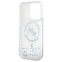 Karl Lagerfeld KLHMP15XLGKCSGH iPhone 15 Pro Max 6.7" hardcase transparent Liquid Glitter Karl&Choupette Head Magsafe