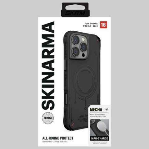 Skinarma etui Mecha iPhone 16 Pro Max 6.9" Magnetic Charging czarny/black