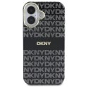 DKNY DKHMP16SHRHSEK iPhone 16 6.1" czarny/black hardcase Repeat Texture Pattern With Stripe