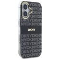 DKNY DKHMP16SHRHSEK iPhone 16 6.1" czarny/black hardcase Repeat Texture Pattern With Stripe