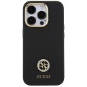 Guess GUHCP15XM4DGPK iPhone 15 Pro Max 6.7" czarny/black hardcase Silicone Logo Strass 4G