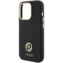 Guess GUHCP15LM4DGPK iPhone 15 Pro 6.1" czarny/black hardcase Silicone Logo Strass 4G