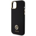 Guess GUHCP15M4DGPK iPhone 15 Plus / 14 Plus 6.7" czarny/black hardcase Silicone Logo Strass 4G