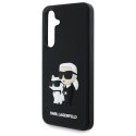 Karl Lagerfeld KLHCS24FE3DRKCNK S24 FE S721 czarny/black hardcase 3D Rubber Karl&Choupette