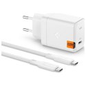 Ładowarka sieciowa Spigen GAN-651 65W USB-C ArcStation Pro + kabel USB-C biały/white ACH05476