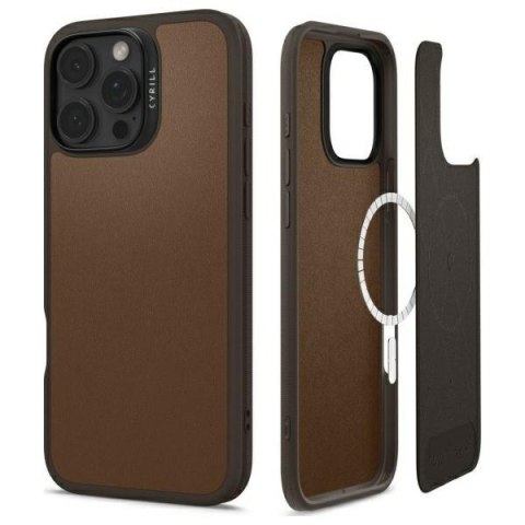 Spigen Cyrill Kajuk MAG iPhone 16 Pro 6.3" MagSafe brązowy/saddle brown ACS08406