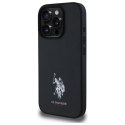 US Polo USHCP15XPGEK iPhone 15 Pro Max 6,7" czarny/black Leather Embroidered DH Color