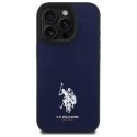 US Polo USHCP15XPGEV iPhone 15 Pro Max 6,7" granatowy/navy Leather Embroidered DH Color