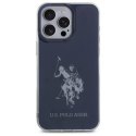 US Polo USHCP15XTPUHRBV iPhone 15 Pro Max 6,7" niebieski/blue Shiny Big Logo