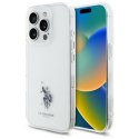 US Polo USHCP15XUSMT iPhone 15 Pro Max 6.7" przezroczysty/transparent IML Printed Double Horse Logo