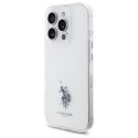 US Polo USHCP15XUSMT iPhone 15 Pro Max 6.7" przezroczysty/transparent IML Printed Double Horse Logo