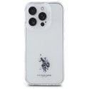 US Polo USHCP15XUSMT iPhone 15 Pro Max 6.7" przezroczysty/transparent IML Printed Double Horse Logo