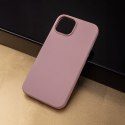 Nakładka Mag Leather do iPhone 16 6,1" jasnoróżowa