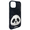 Nimmy etui iPhone 15 6.1" czarny/black Big Eyed Pet 2.0 Panda