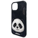 Nimmy etui iPhone 15 6.1" czarny/black Big Eyed Pet 2.0 Panda