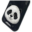 Nimmy etui iPhone 15 6.1" czarny/black Big Eyed Pet 2.0 Panda