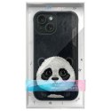 Nimmy etui iPhone 15 6.1" czarny/black Big Eyed Pet 2.0 Panda