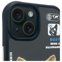 Nimmy etui iPhone 15 6.1" czarny/black Cool&Cute 2.0 Dog