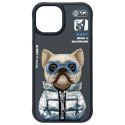 Nimmy etui iPhone 15 6.1" czarny/black Cool&Cute 2.0 Dog