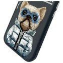 Nimmy etui iPhone 15 6.1" czarny/black Cool&Cute 2.0 Dog