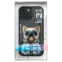 Nimmy etui iPhone 15 6.1" czarny/black Cool&Cute 2.0 Dog