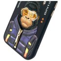 Nimmy etui iPhone 15 6.1" czarny/black Cool&Cute 2.0 Monkey