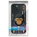 Nimmy etui iPhone 15 6.1" czarny/black Cool&Cute 2.0 Monkey