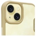 Nimmy etui iPhone 15 6.1" khaki Big Eyed Pet 2.0 Cat