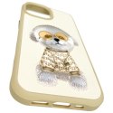 Nimmy etui iPhone 15 6.1" khaki Glasses Cool Dog