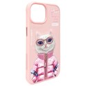 Nimmy etui iPhone 15 6.1" różowy/pink Cool&Cute 2.0 Cat