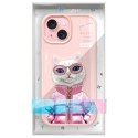 Nimmy etui iPhone 15 6.1" różowy/pink Cool&Cute 2.0 Cat