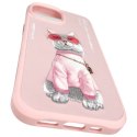 Nimmy etui iPhone 15 6.1" różowy/pink Glasses Cool Cat