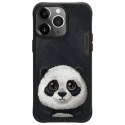 Nimmy etui iPhone 15 Pro 6.1" czarny/black Big Eyed Pet 2.0 Panda