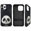 Nimmy etui iPhone 15 Pro 6.1" czarny/black Big Eyed Pet 2.0 Panda