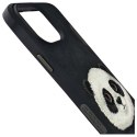 Nimmy etui iPhone 15 Pro 6.1" czarny/black Big Eyed Pet 2.0 Panda